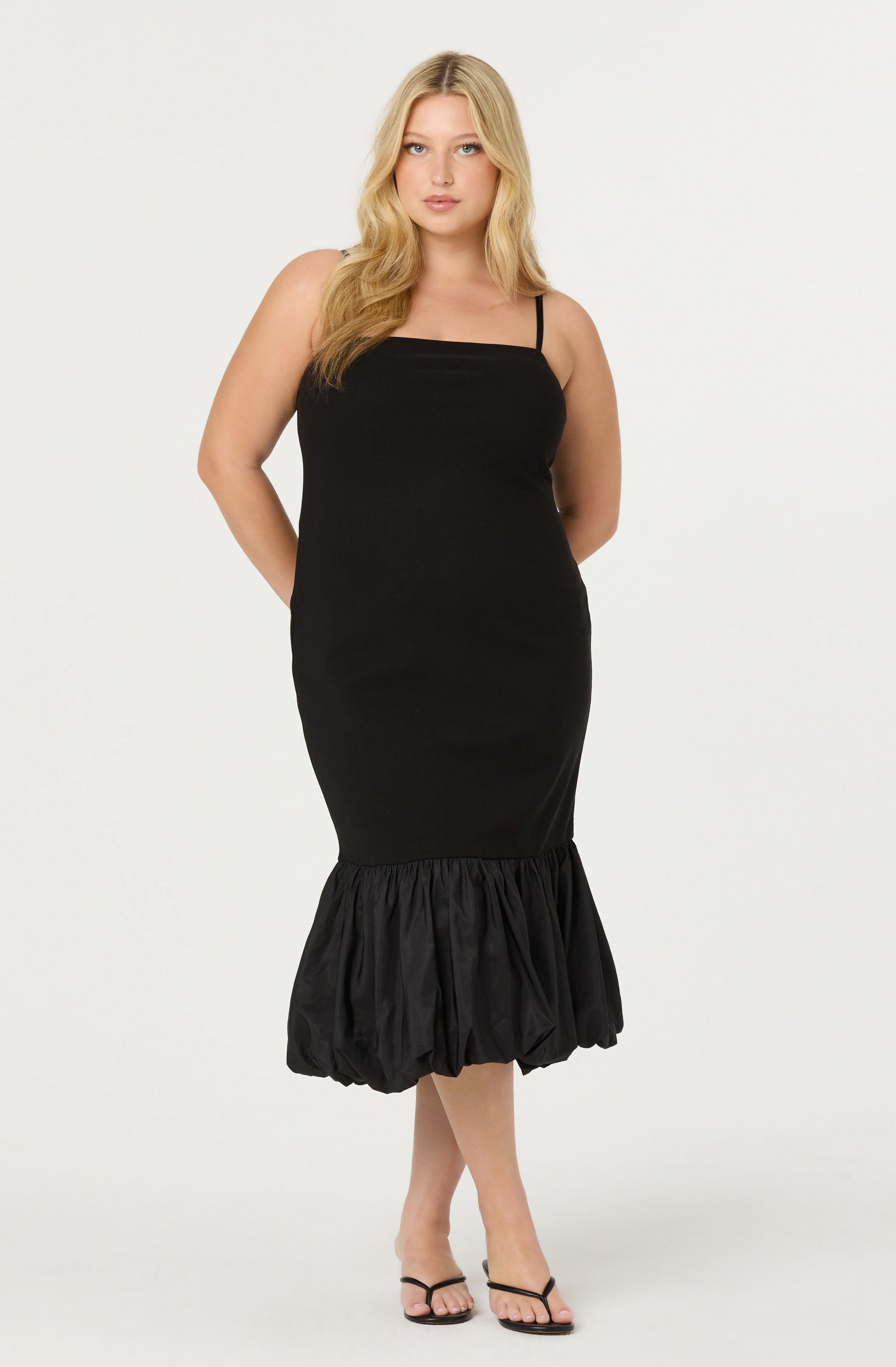 Brittnea Bodycon Bubble Hem Dress
