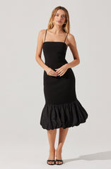 Brittnea Bodycon Bubble Hem Dress
