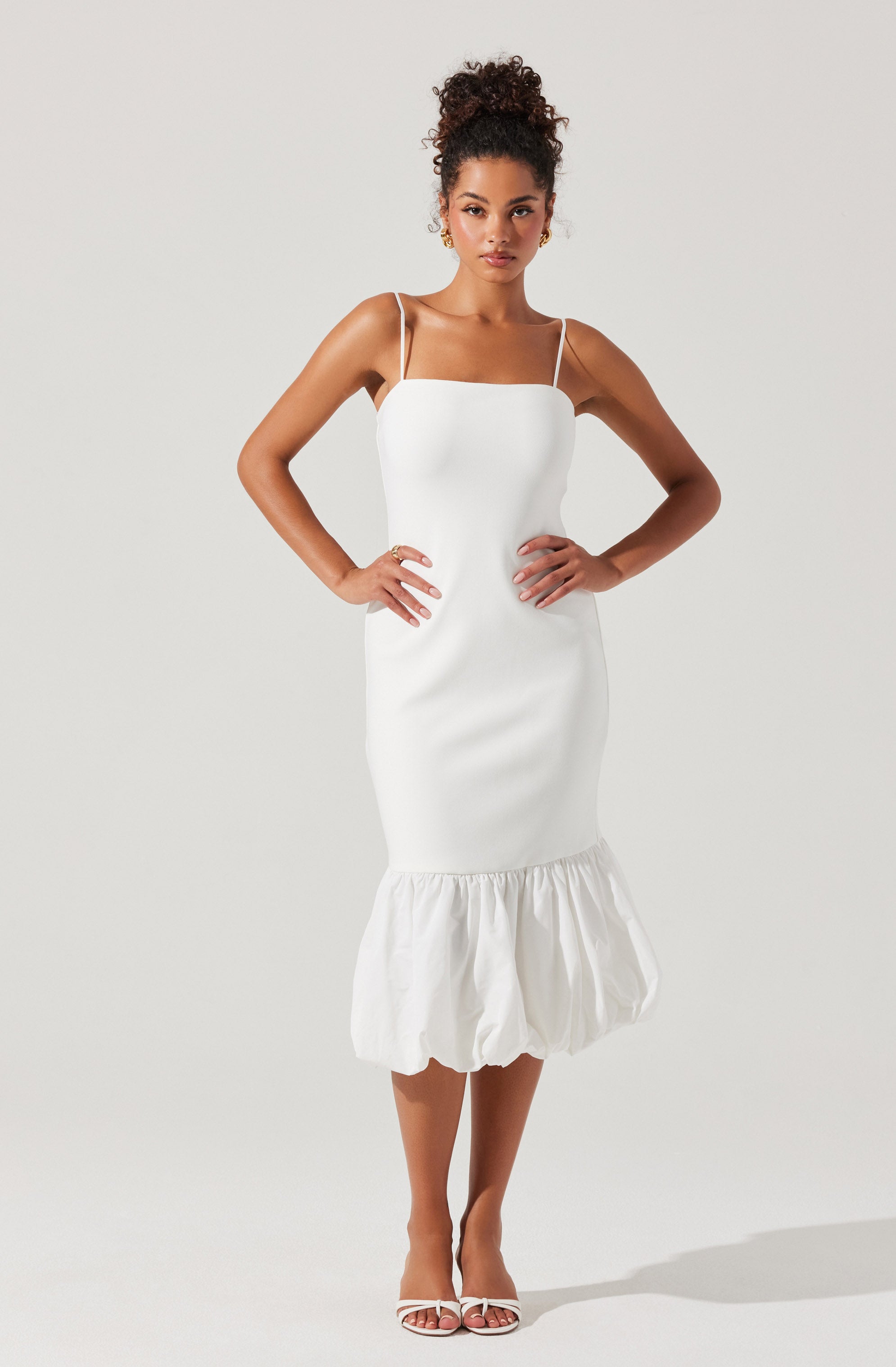 Brittnea Bodycon Bubble Hem Dress