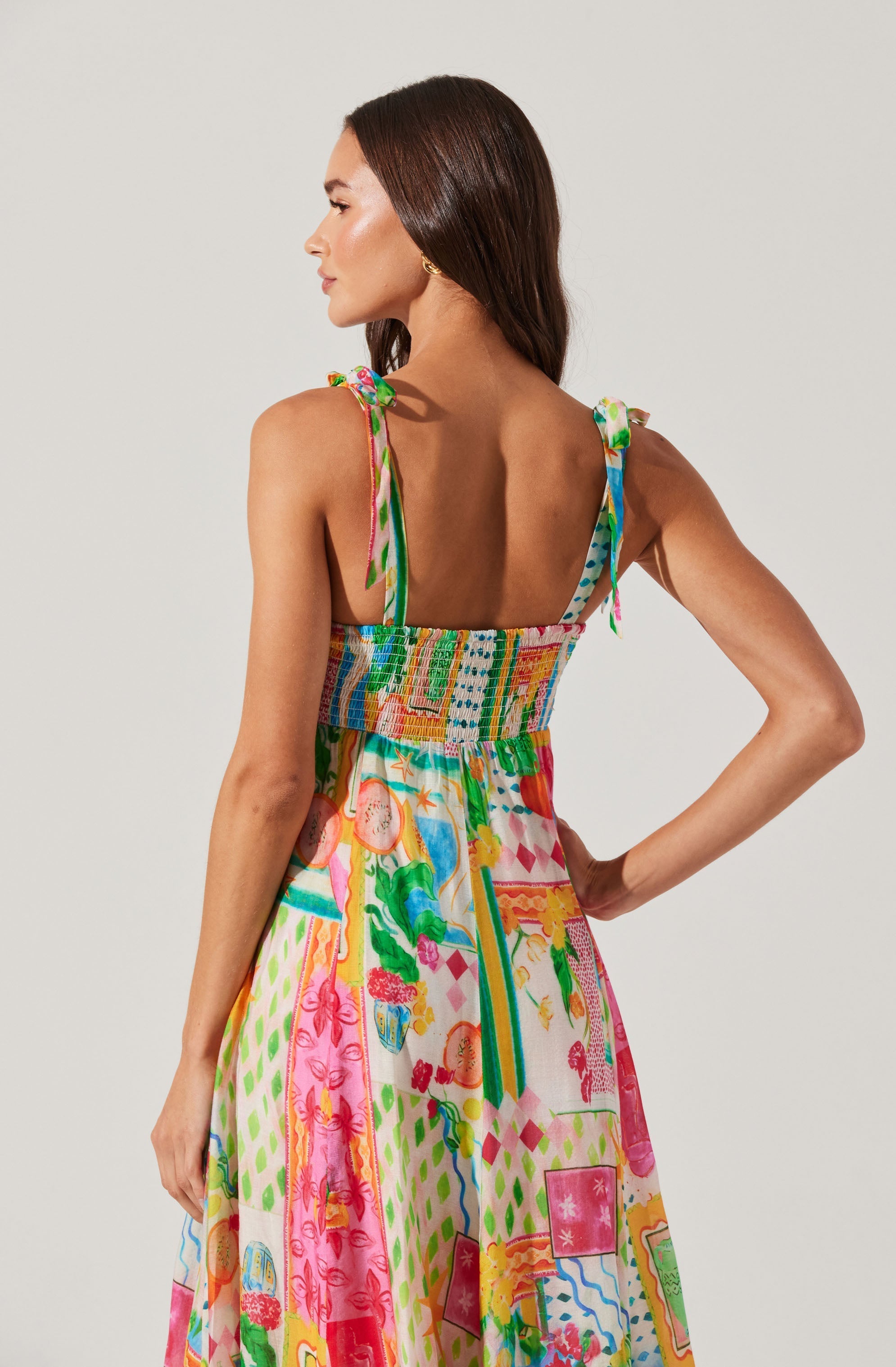 Shiann Print Midi Dress