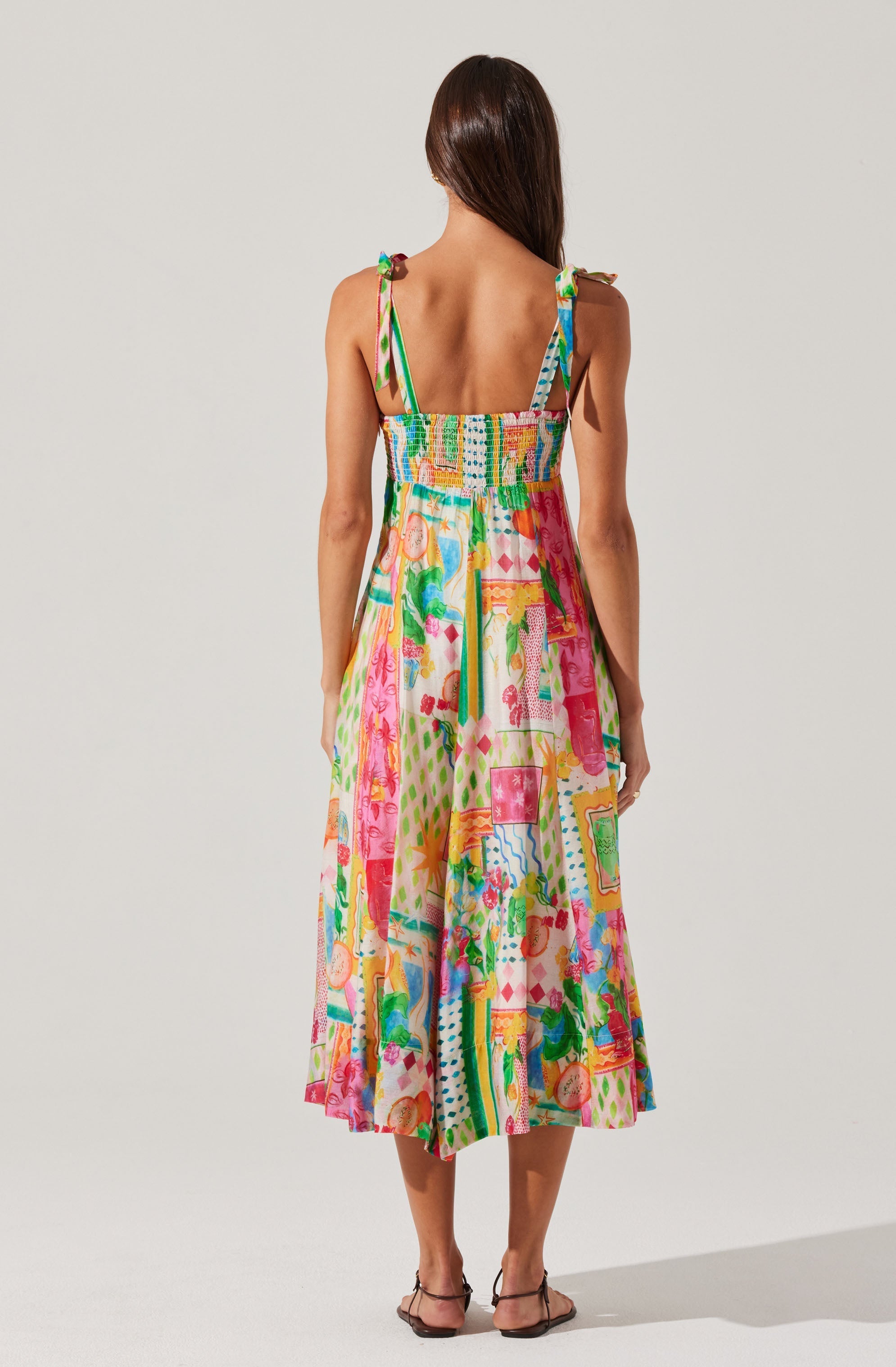 Shiann Print Midi Dress