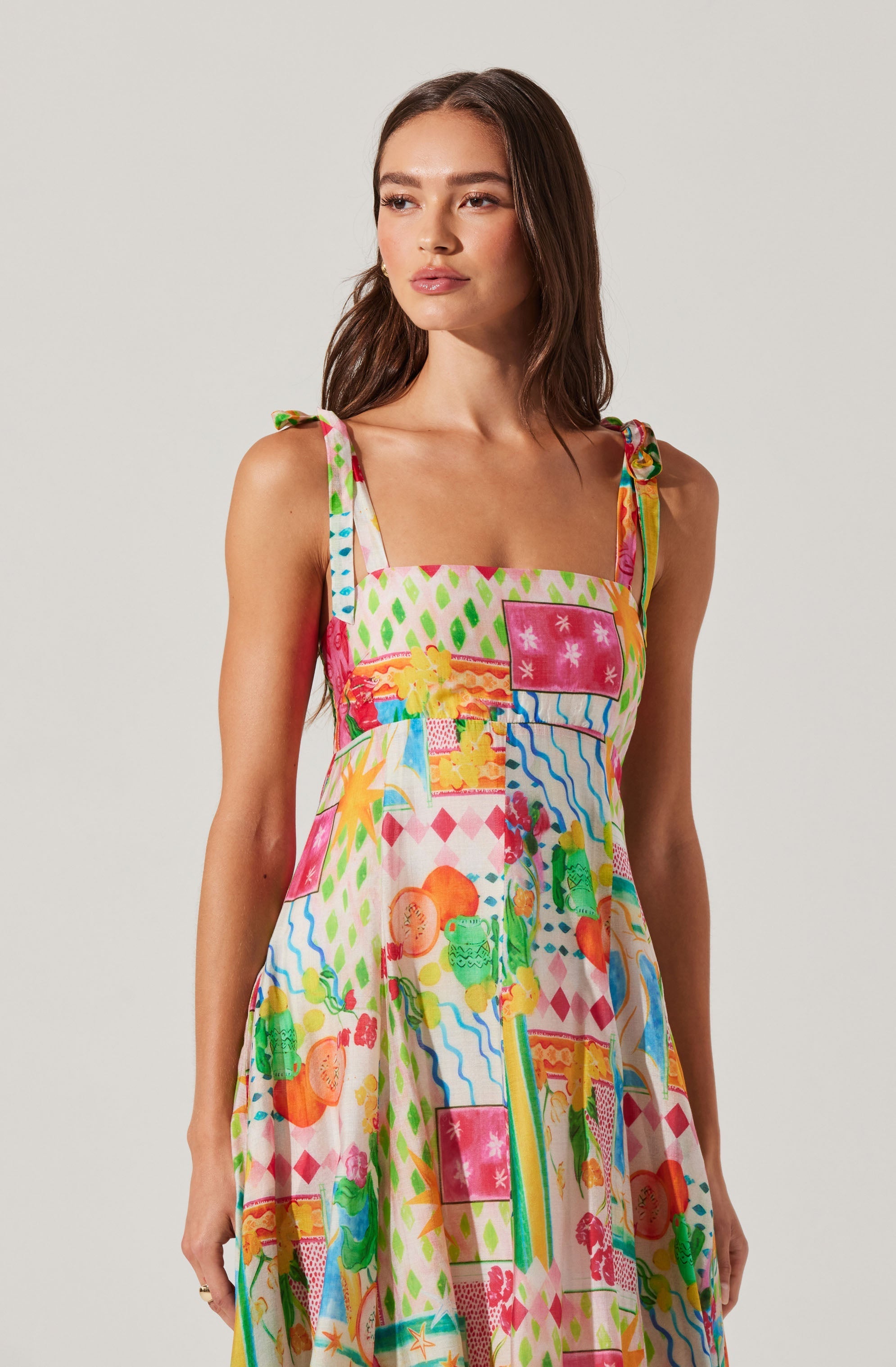 Shiann Print Midi Dress