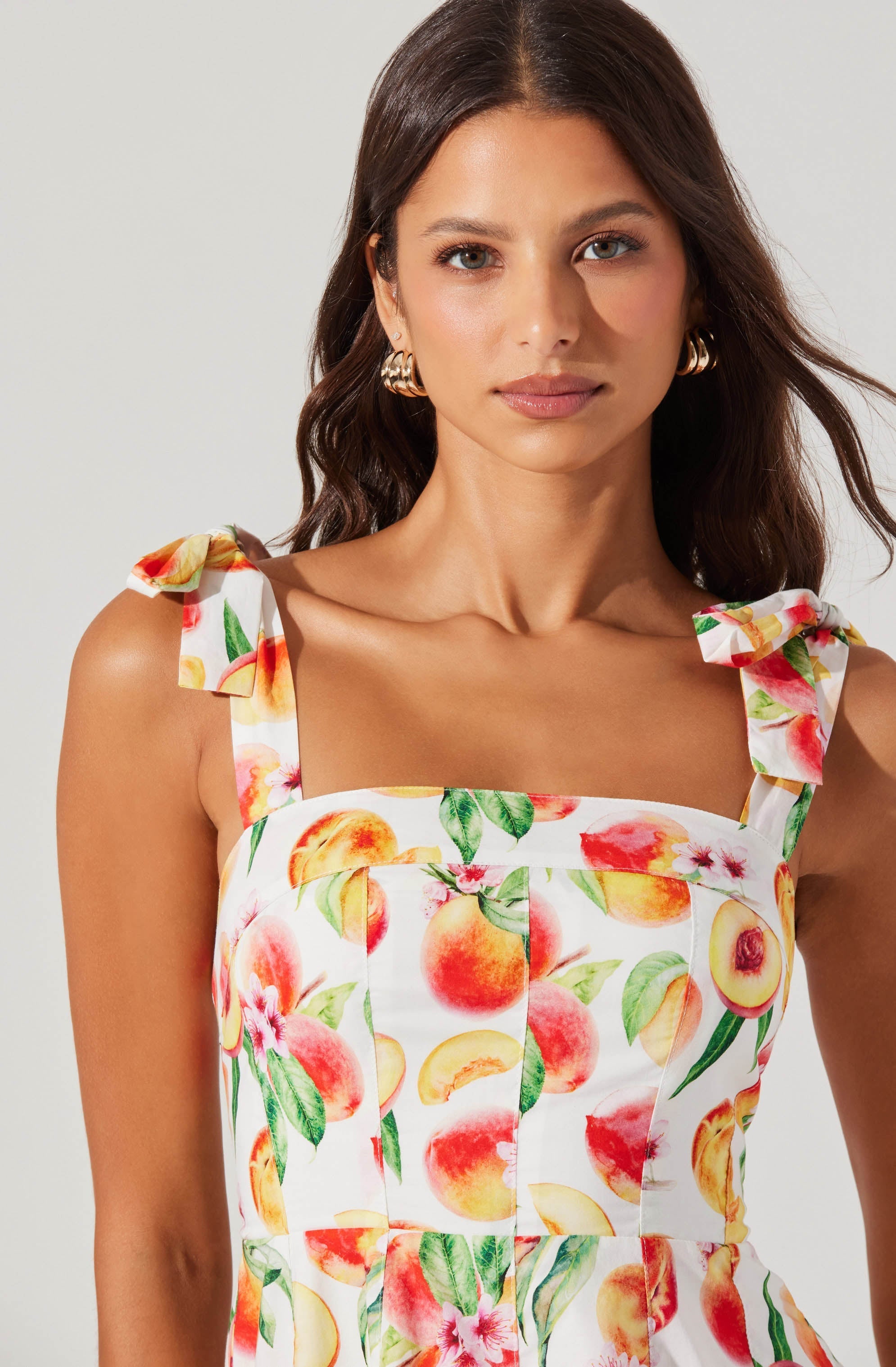 Tinesha Bow Strap Mini Dress