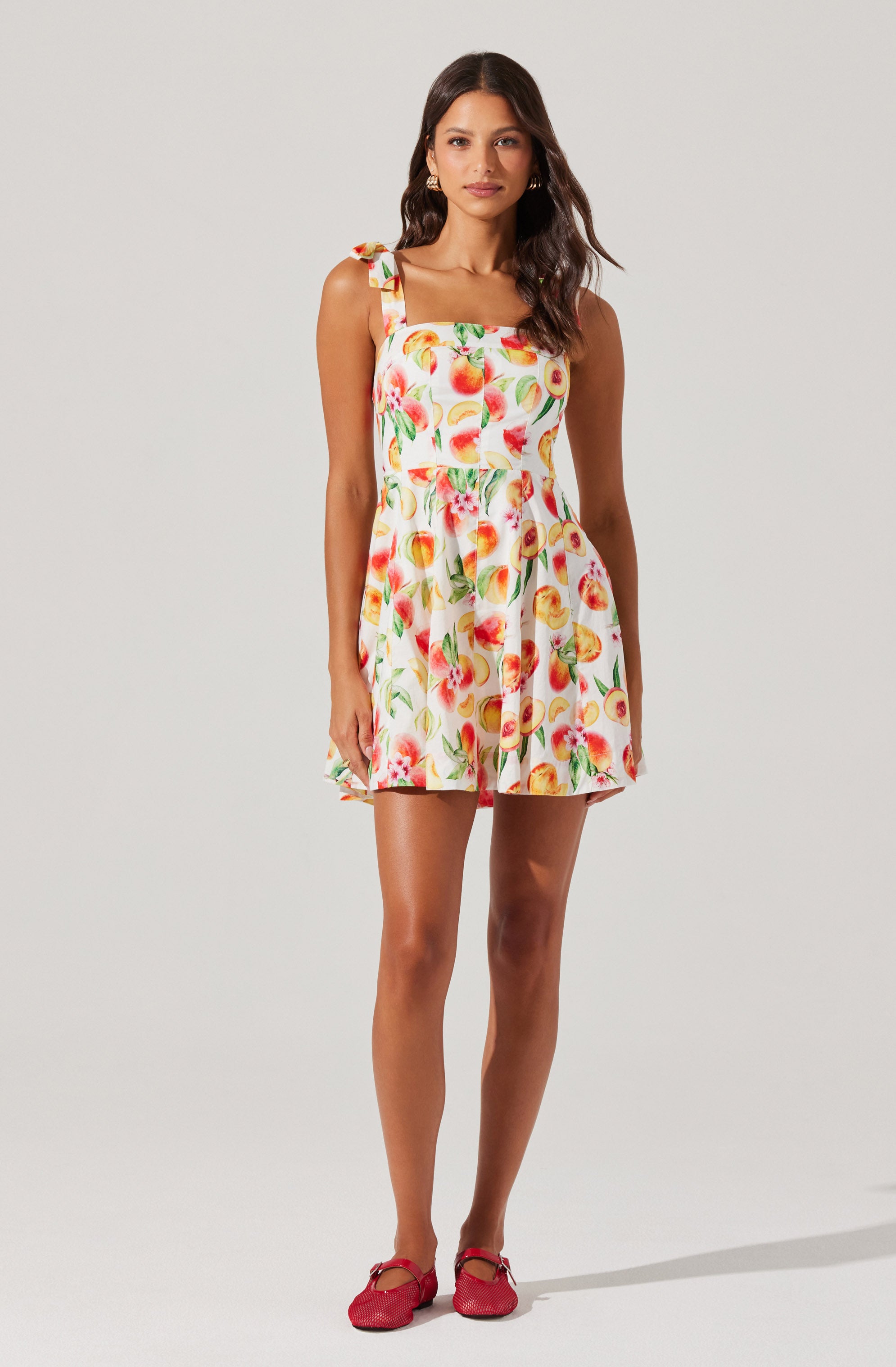 Tinesha Bow Strap Mini Dress