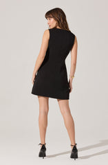 Nixie Tailored Split Skirt Dress