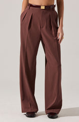 Faria Pleated Tailored Pants