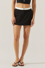 Rory Contrast Trim Skort