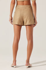 Deborah Linen Blend Safari Skort