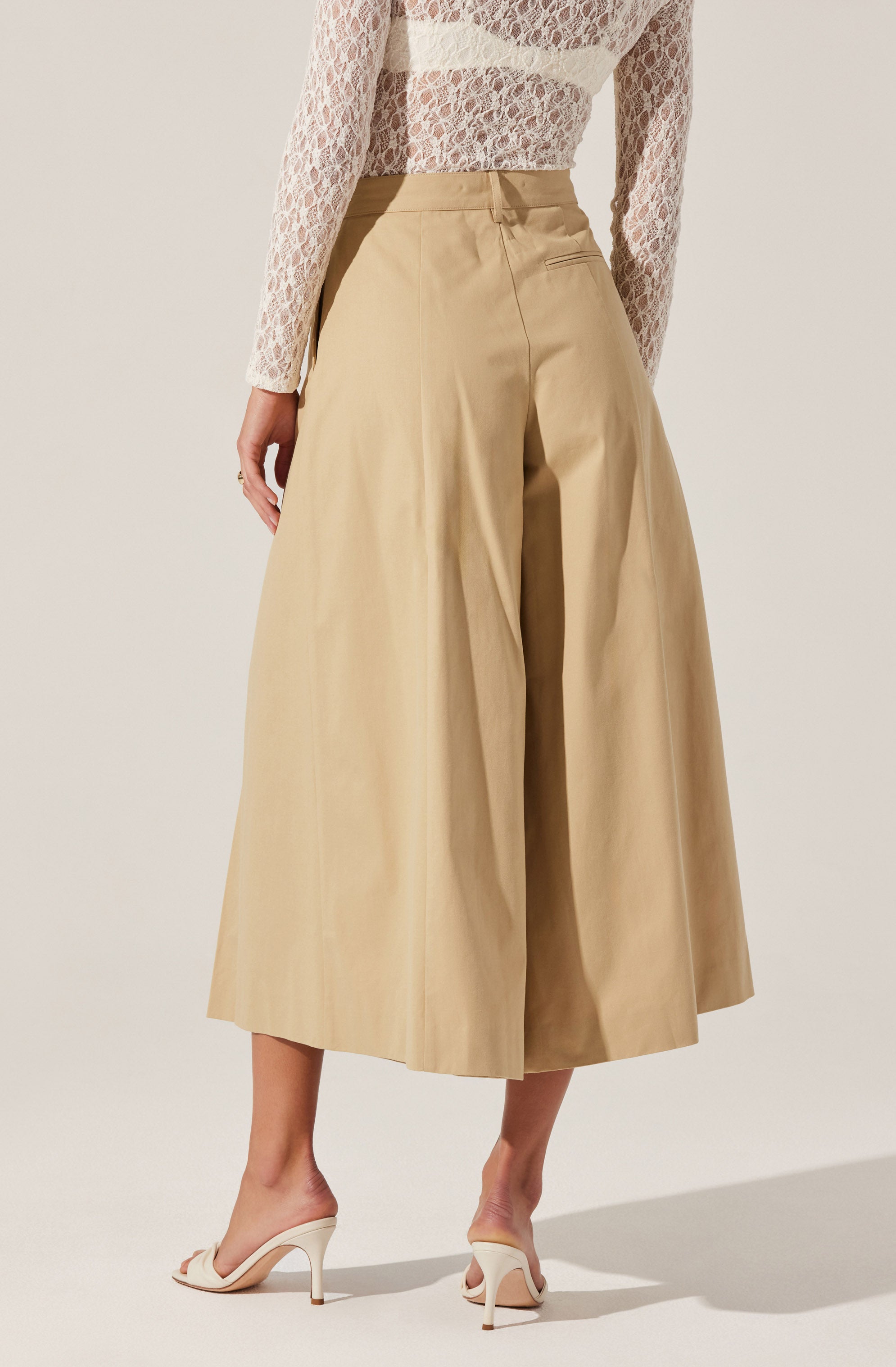 Rowen Pleated Culotte Pants