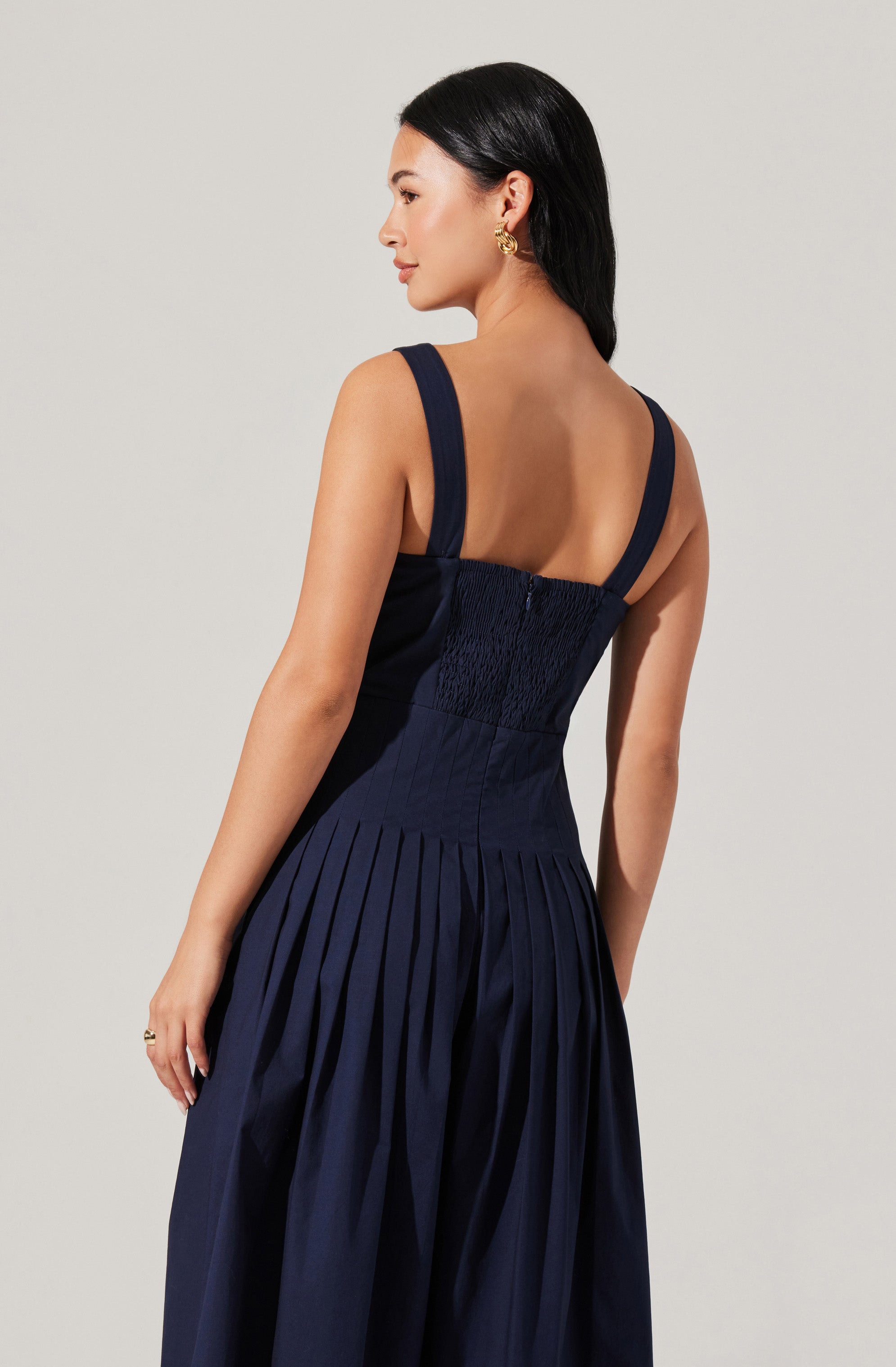 Aeryn Pleated Wide Leg Jumpsuit