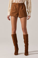 Jude Faux Suede Mini Shorts