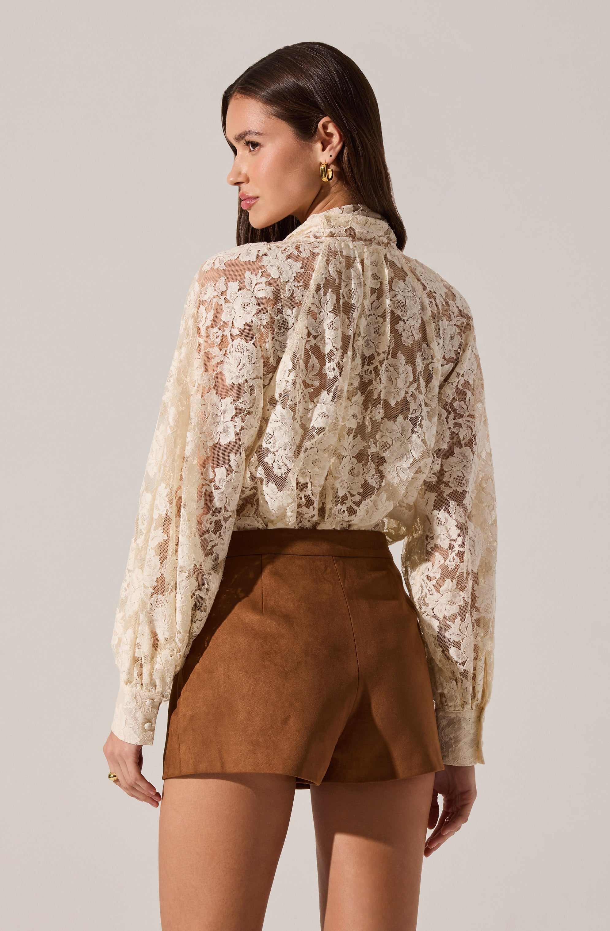 Jude Faux Suede Mini Shorts