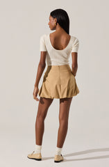 Toini Pleated Bubble Mini Skort