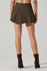 Siarah Pleated Mini Skirt