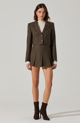 Siarah Pleated Mini Skirt