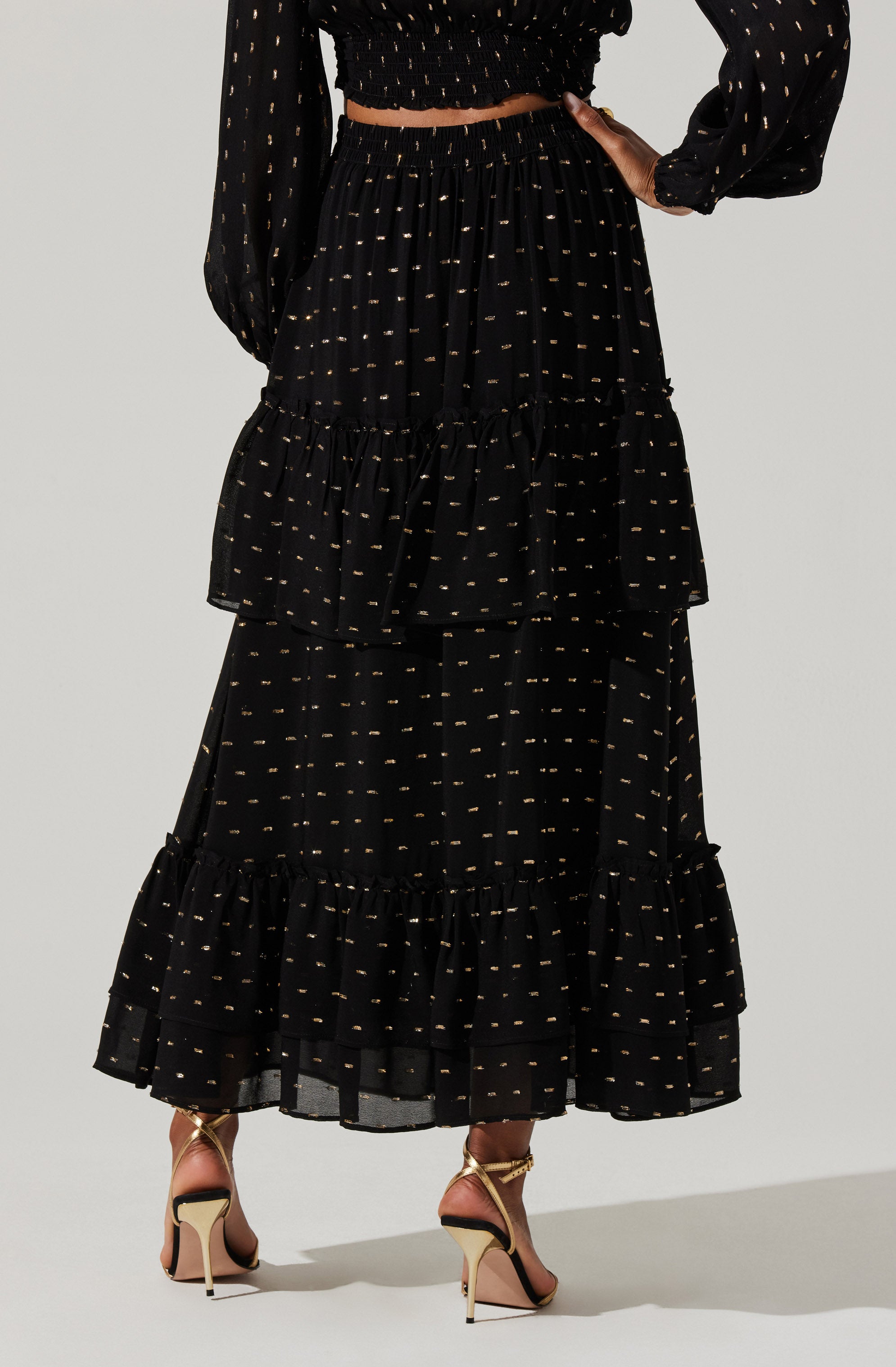 Nix Tiered Maxi Skirt