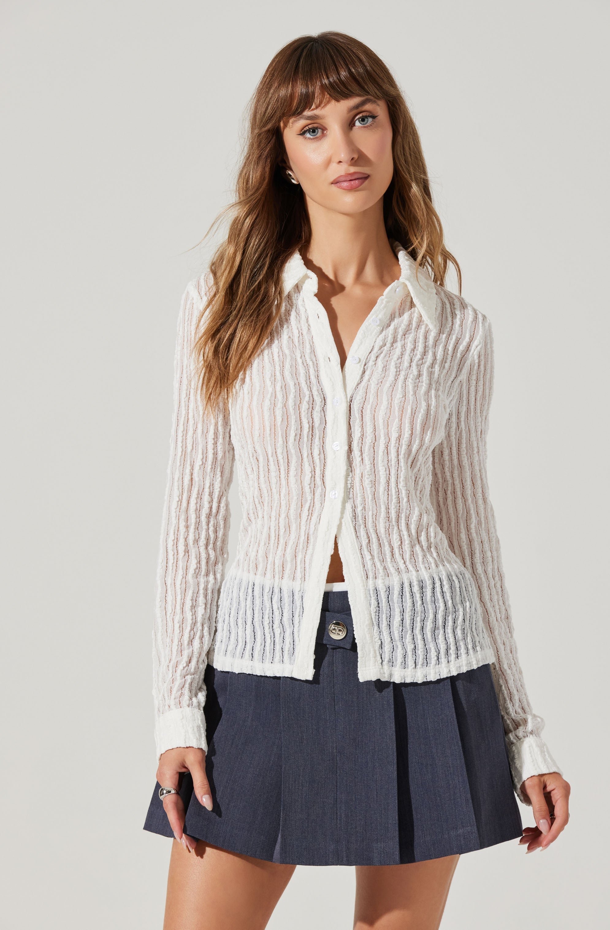 Eirwen Pleated Mini Skirt