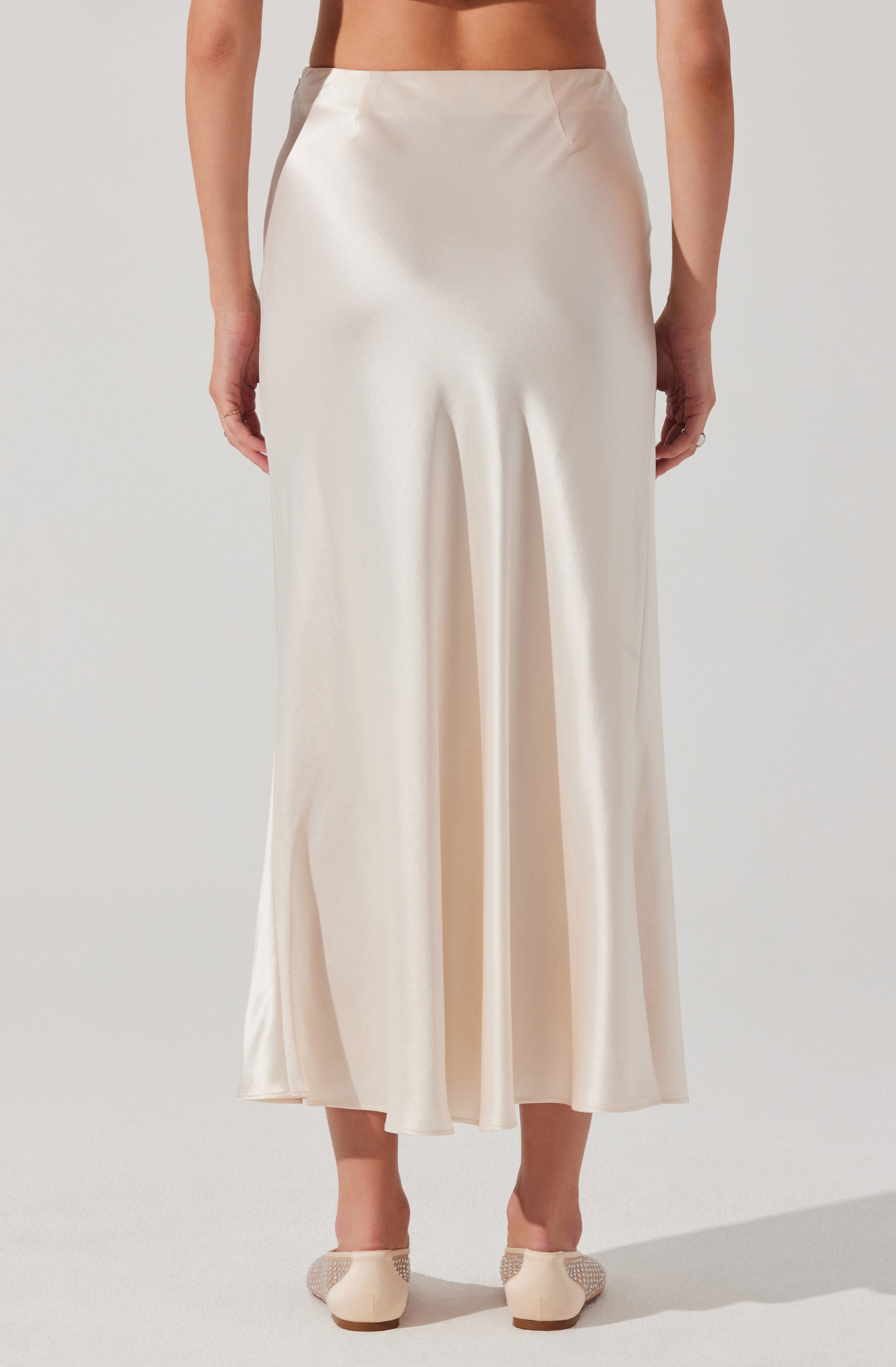 Windey Satin Maxi Skirt