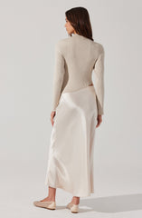 Windey Satin Maxi Skirt