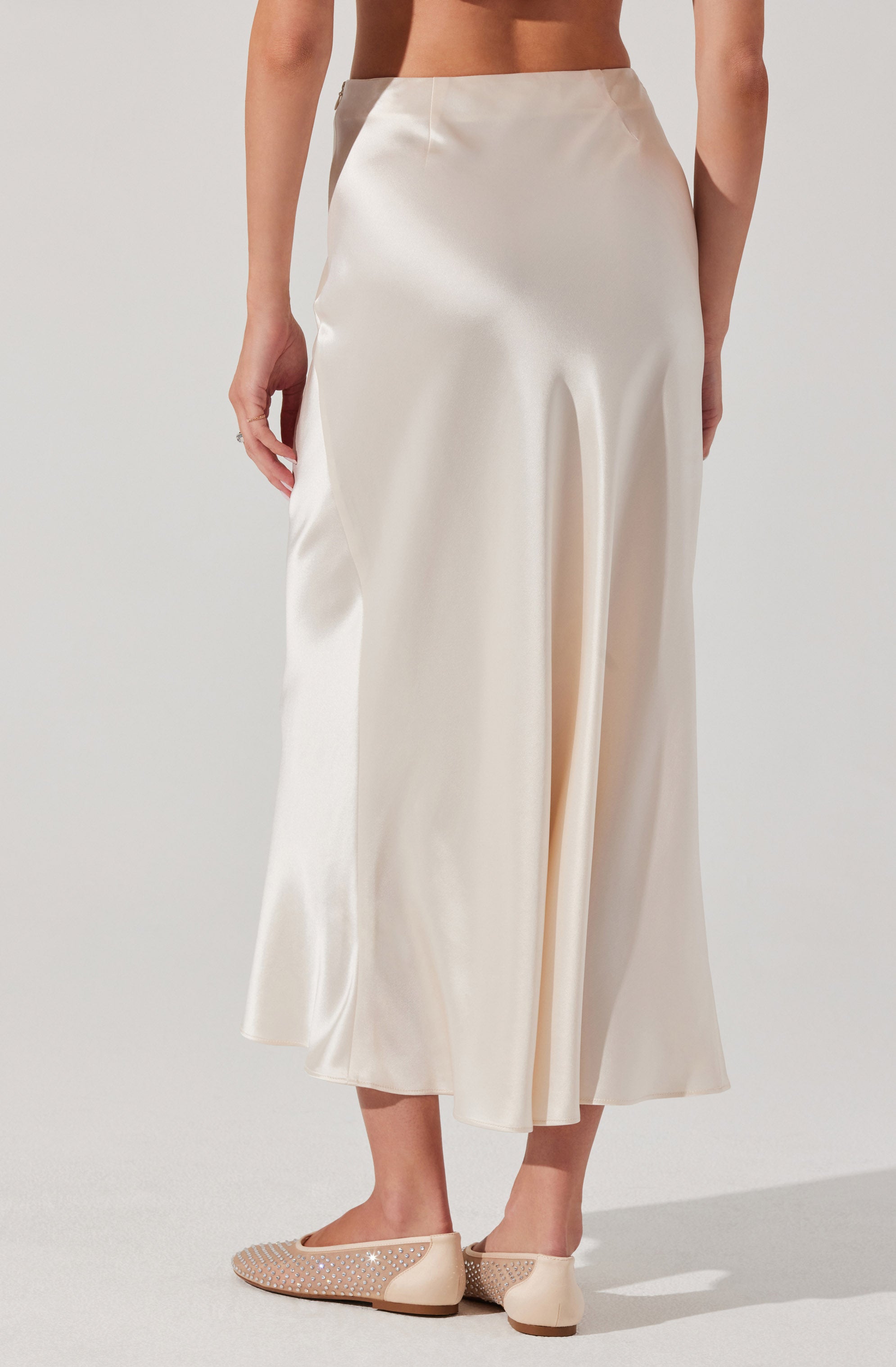Windey Satin Maxi Skirt