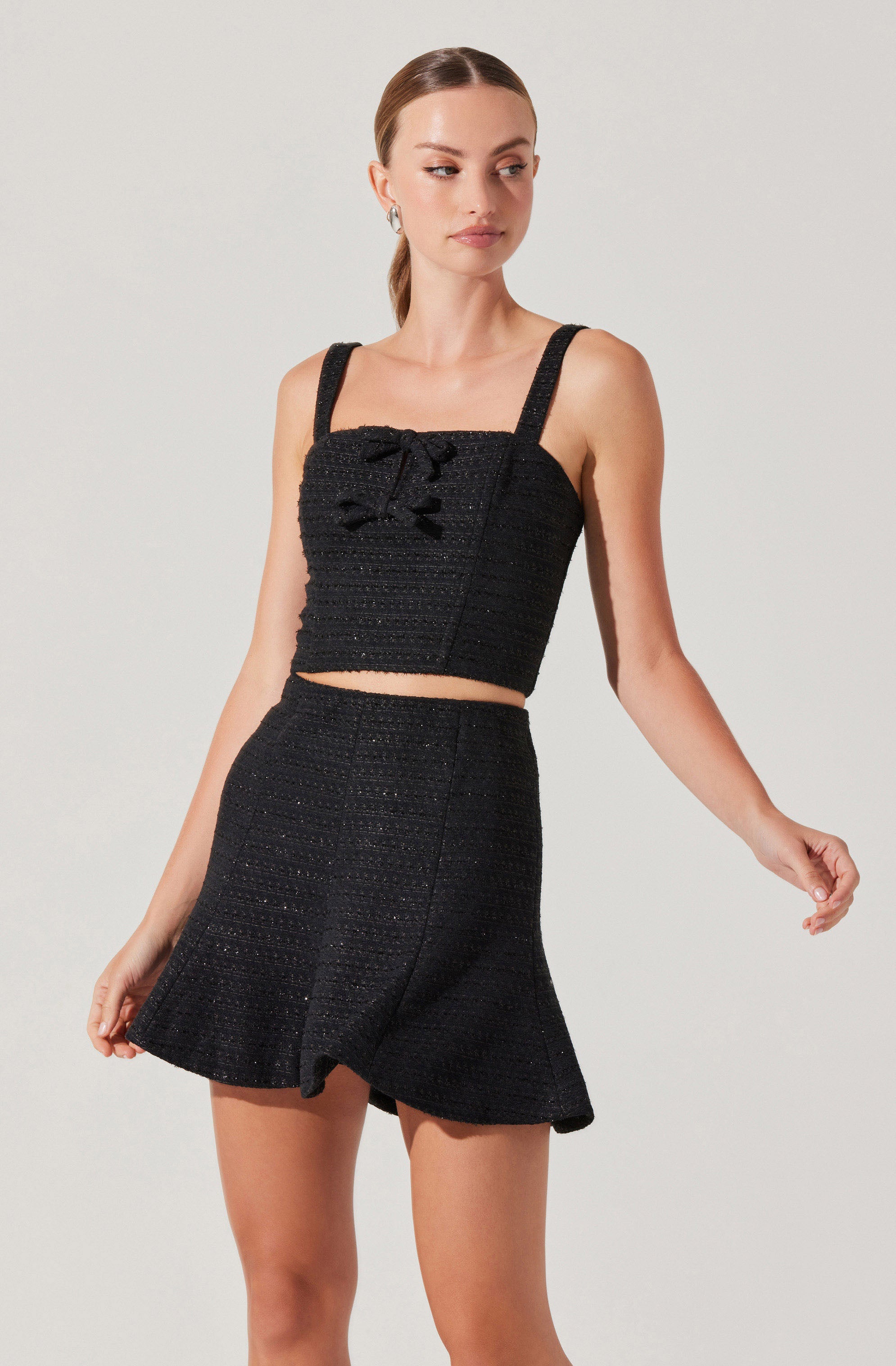 Kiona Tweed Mini Skirt
