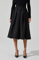 Andolina Jacquard Midi Skirt