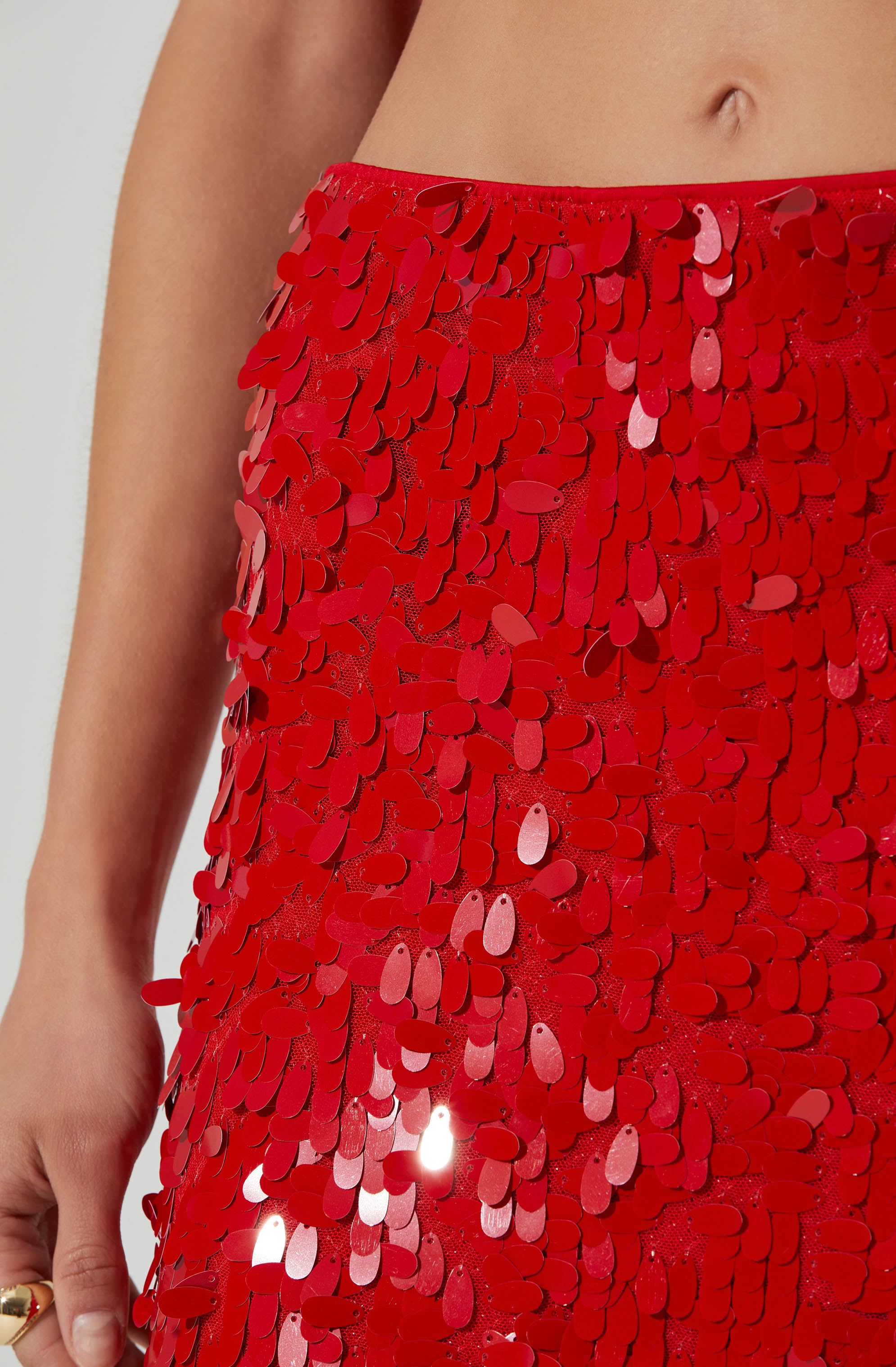 Amos Sequin Midi Skirt