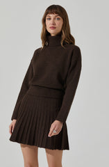 Marceline Pleated Mini Skirt