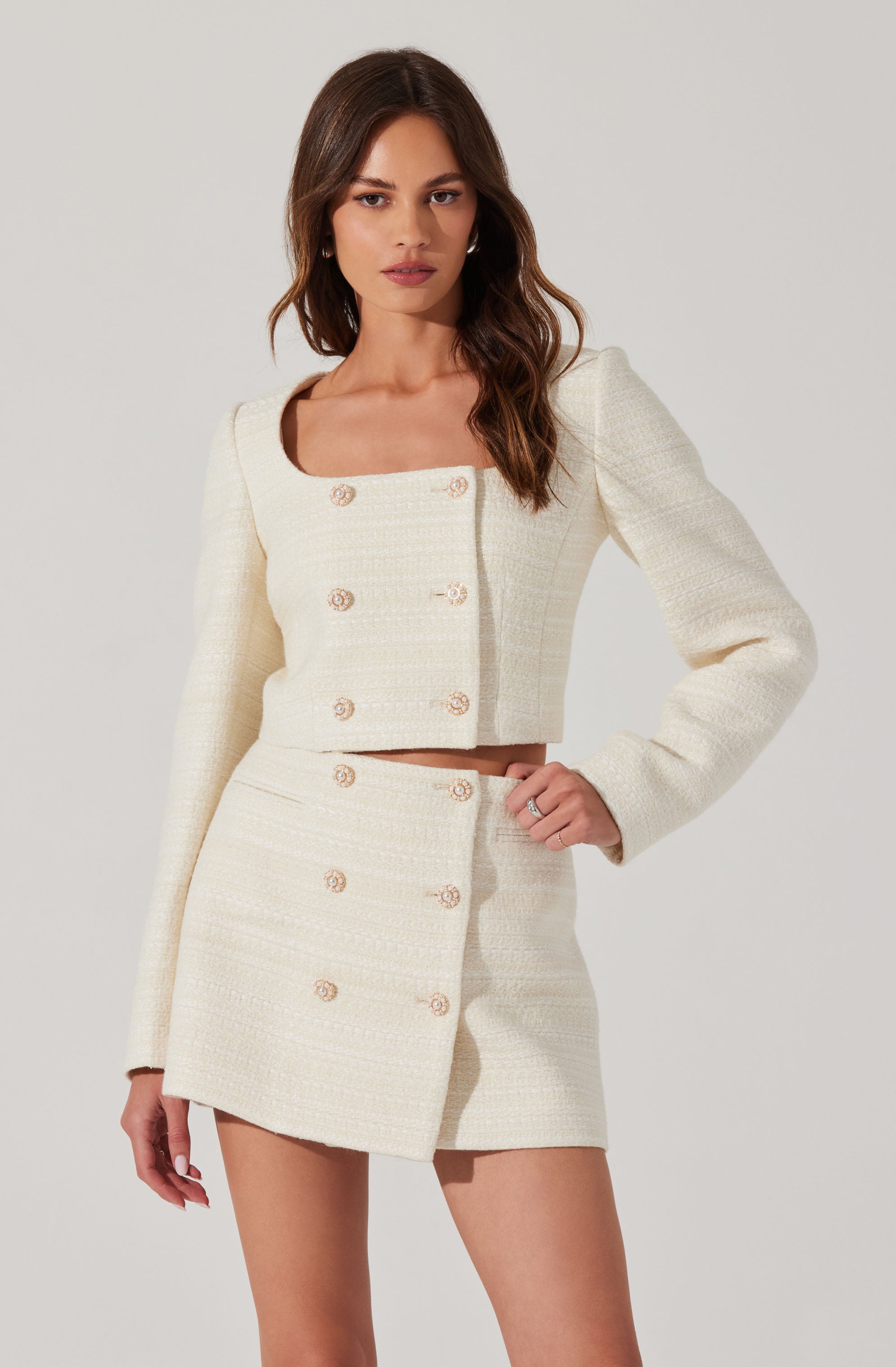 Rosario Tweed Mini Skirt