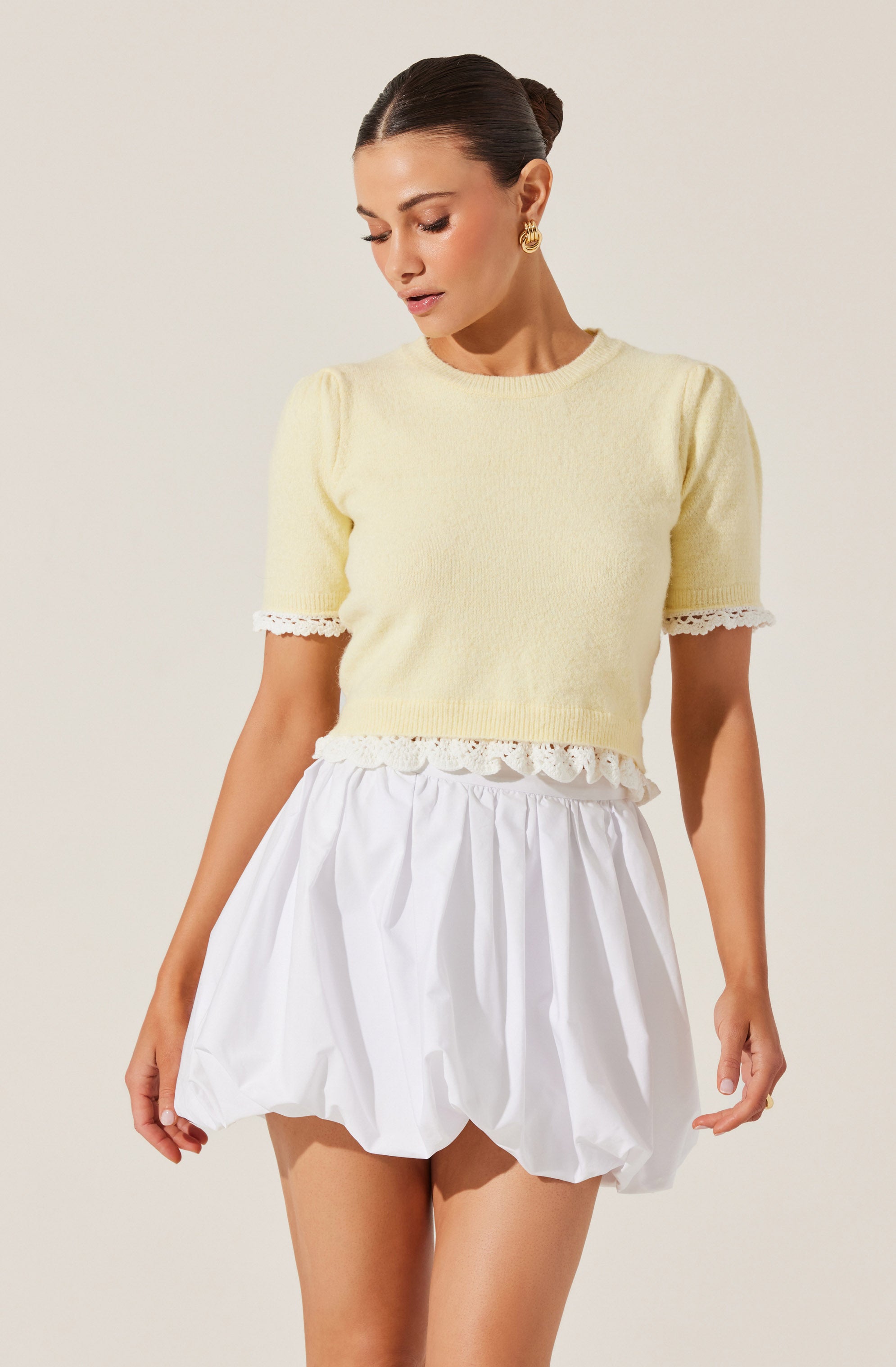 Libi Bubble Mini Skirt
