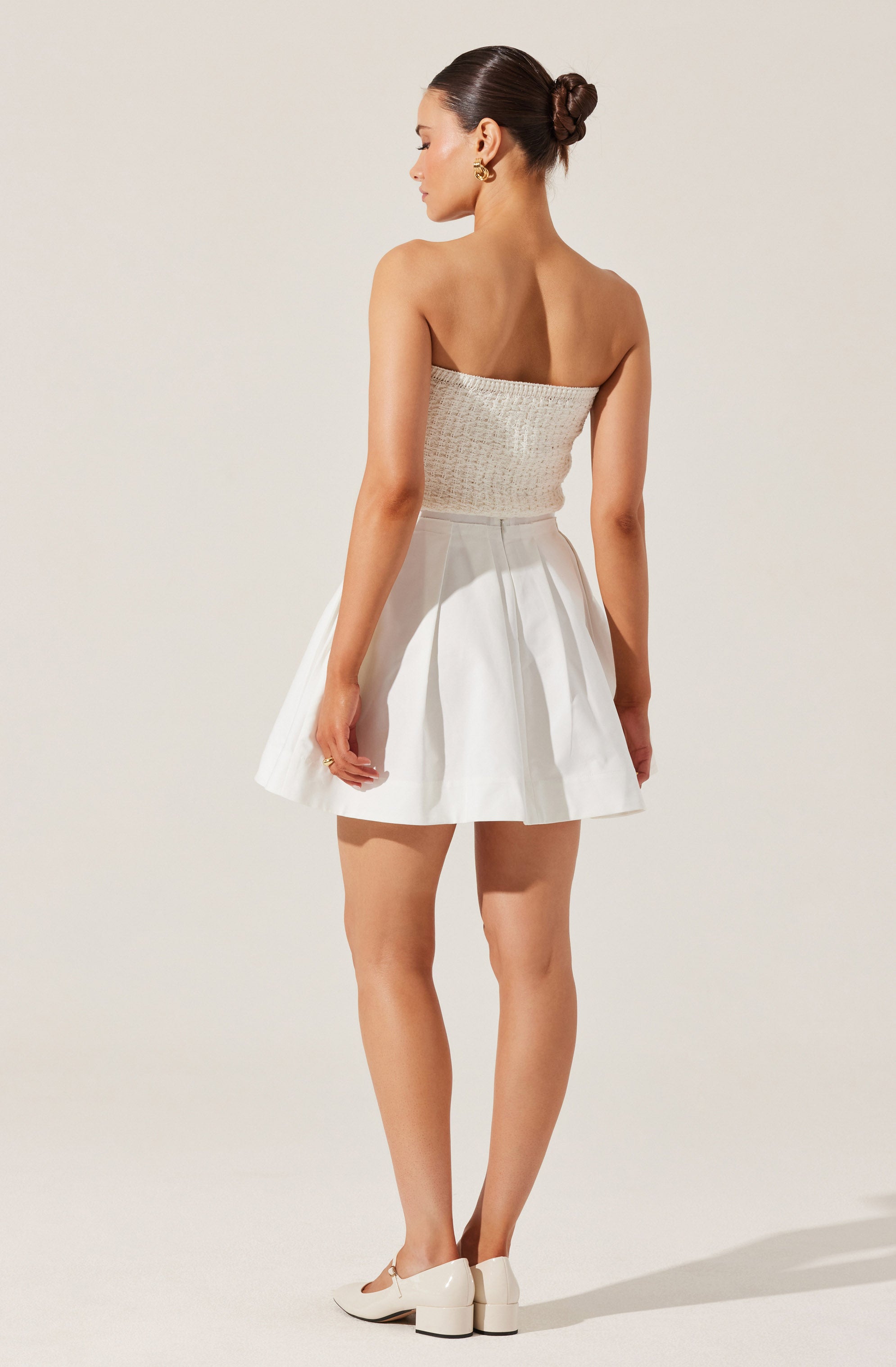 Antheia Pleated Mini Skirt