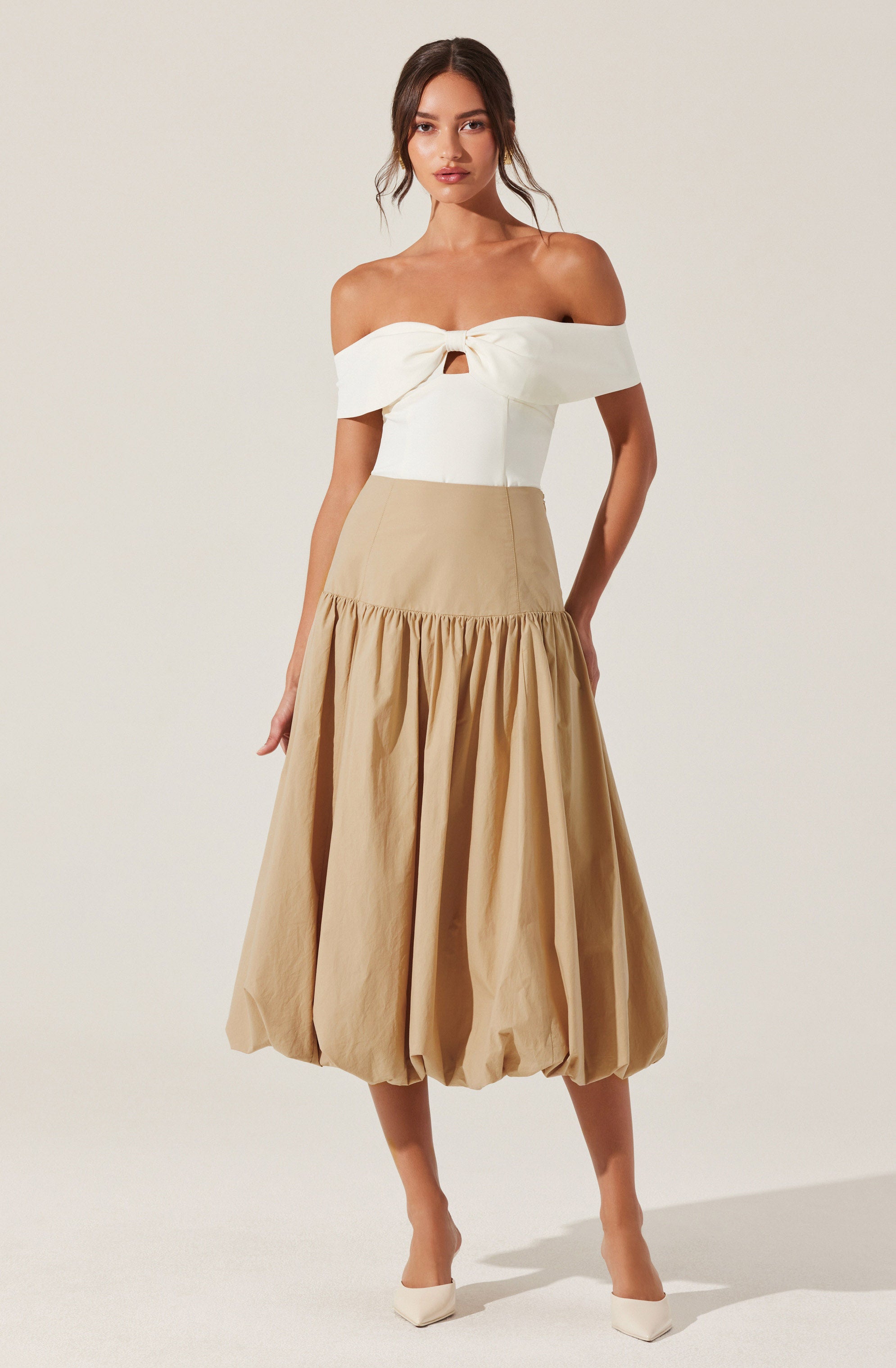 Laryn Drop Waist Bubble Skirt