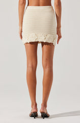 Taimi Crochet 3D Floral Skirt