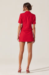 Sophie Bow Embellished Mini Skirt