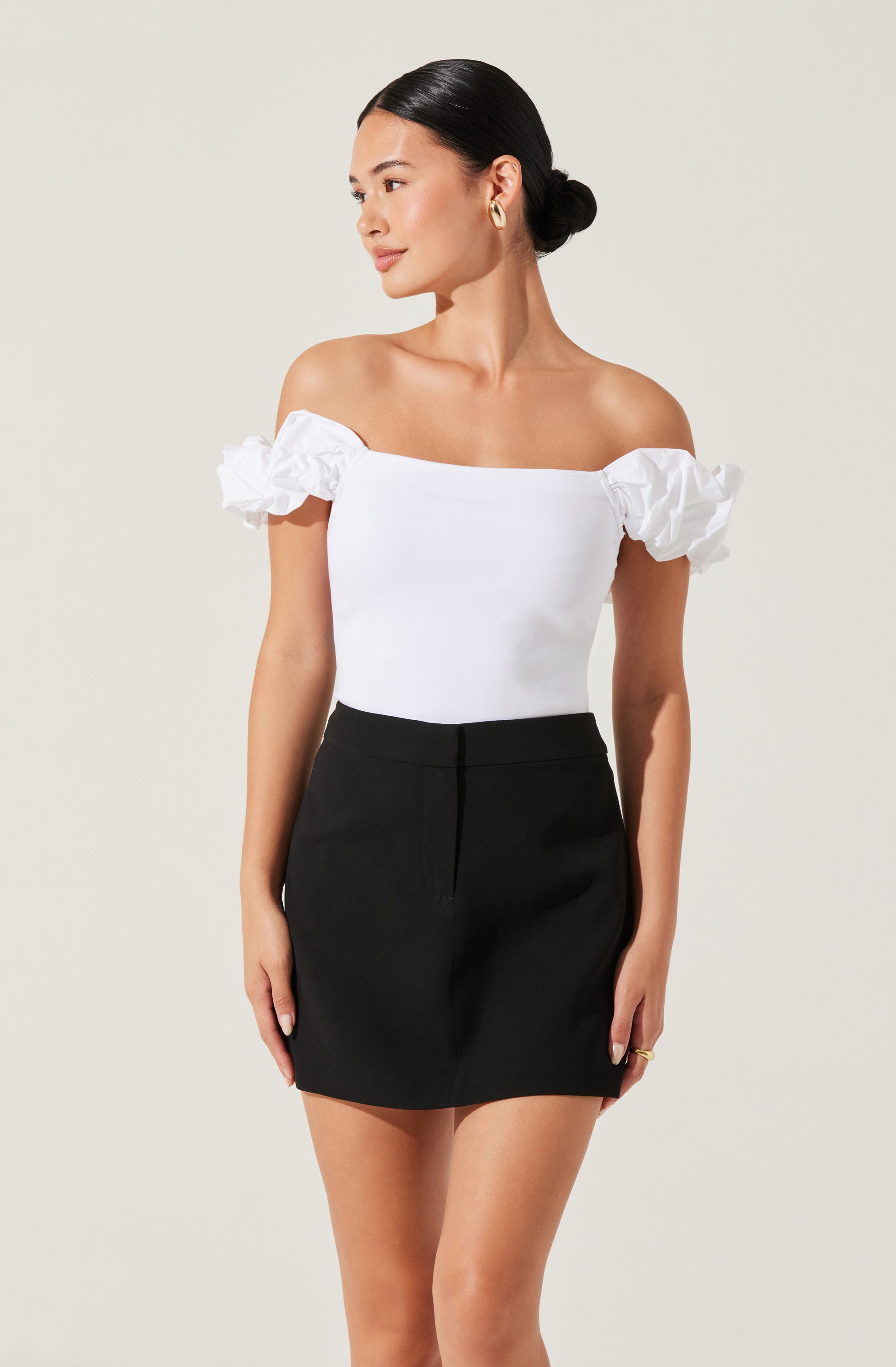 Bella Tailored Mini Skirt
