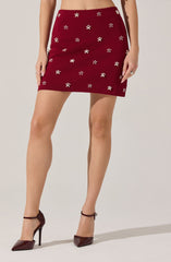 Osanna Embellished Sweater Skirt