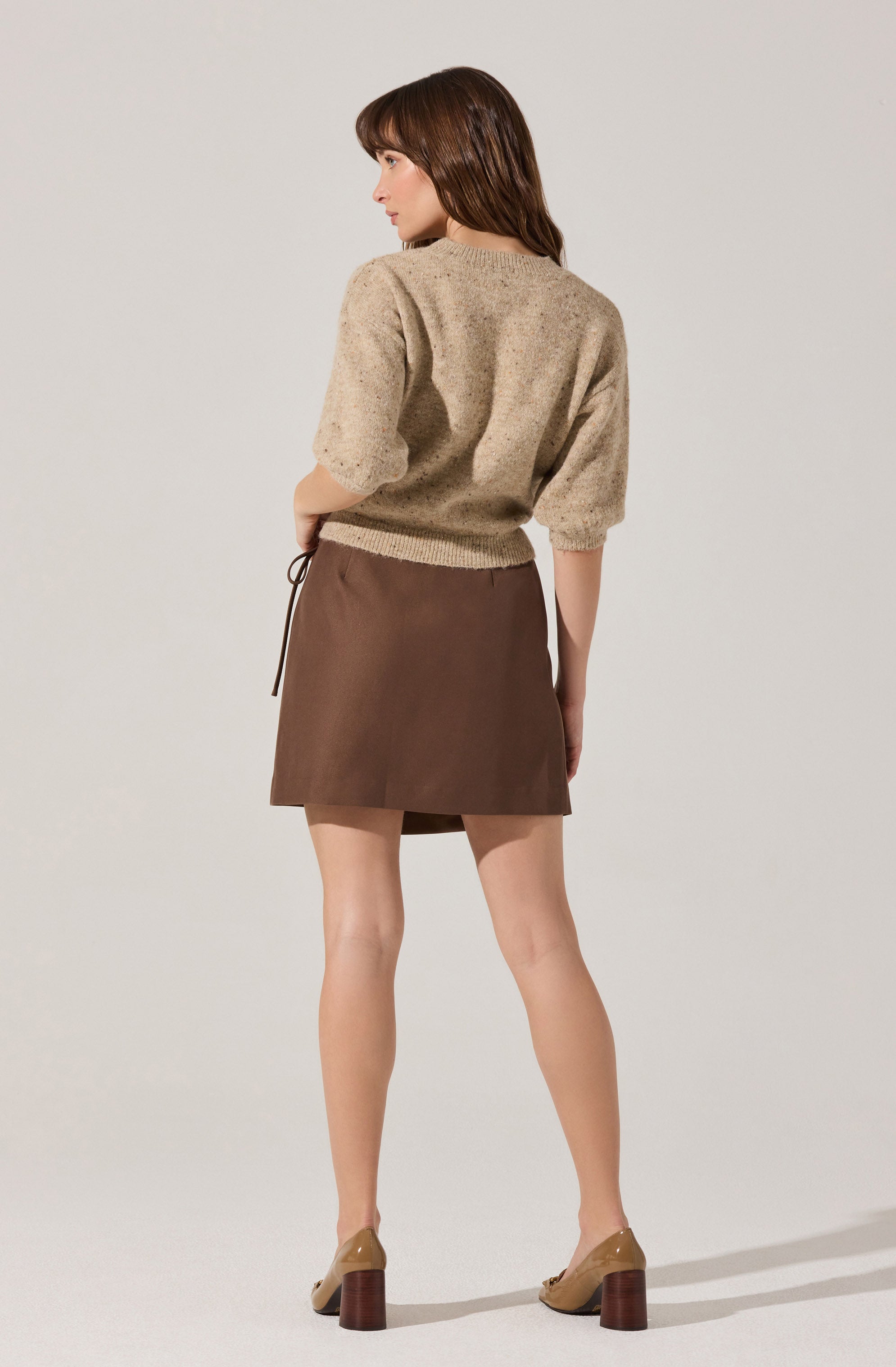 Ashvi Wrap Mini Skirt