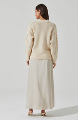 Lisbeth Cable Knit Sweater