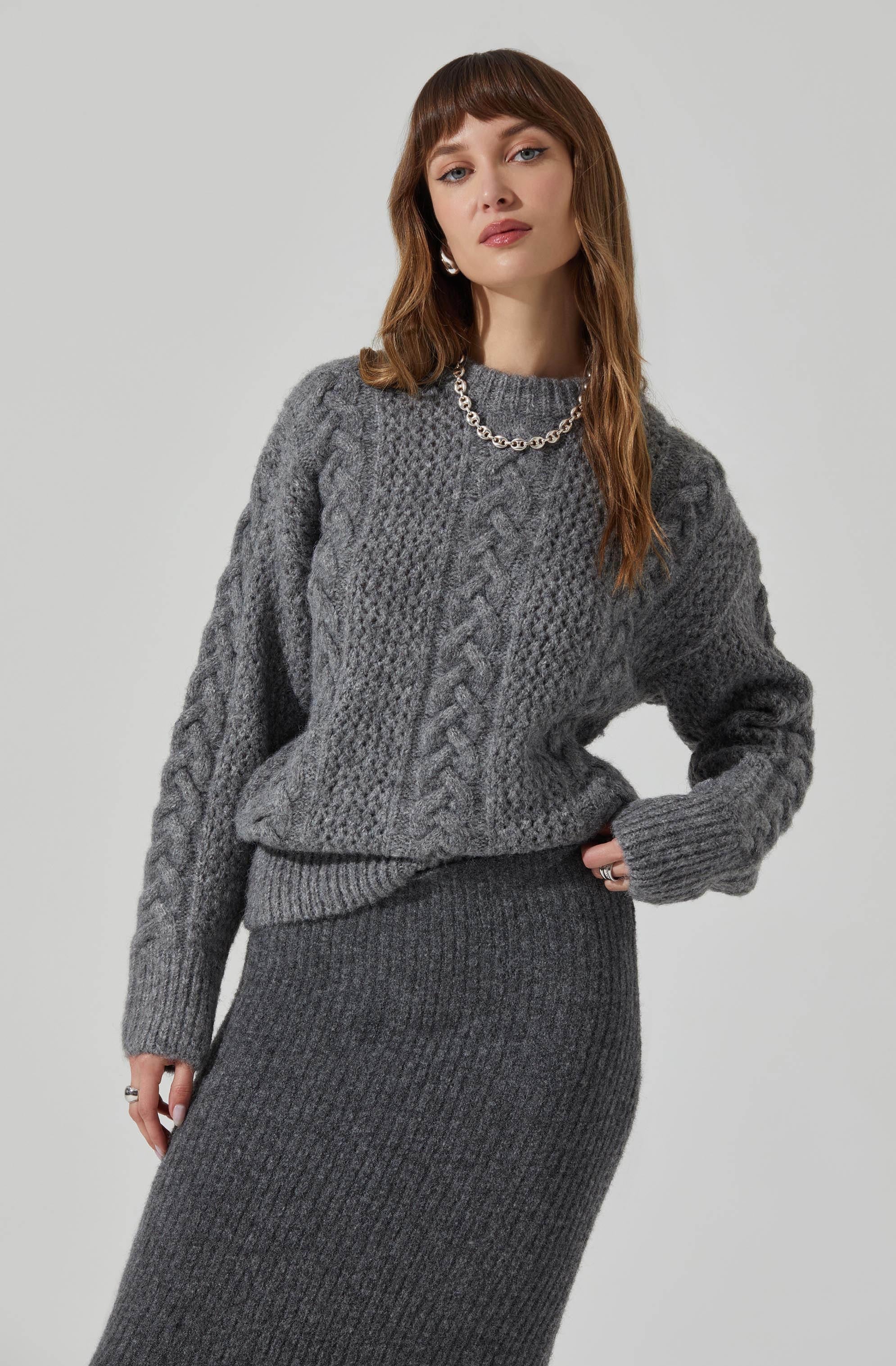 Lisbeth Cable Knit Sweater