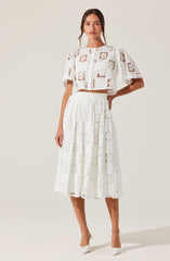 Andolina Crochet Lace Crop Top