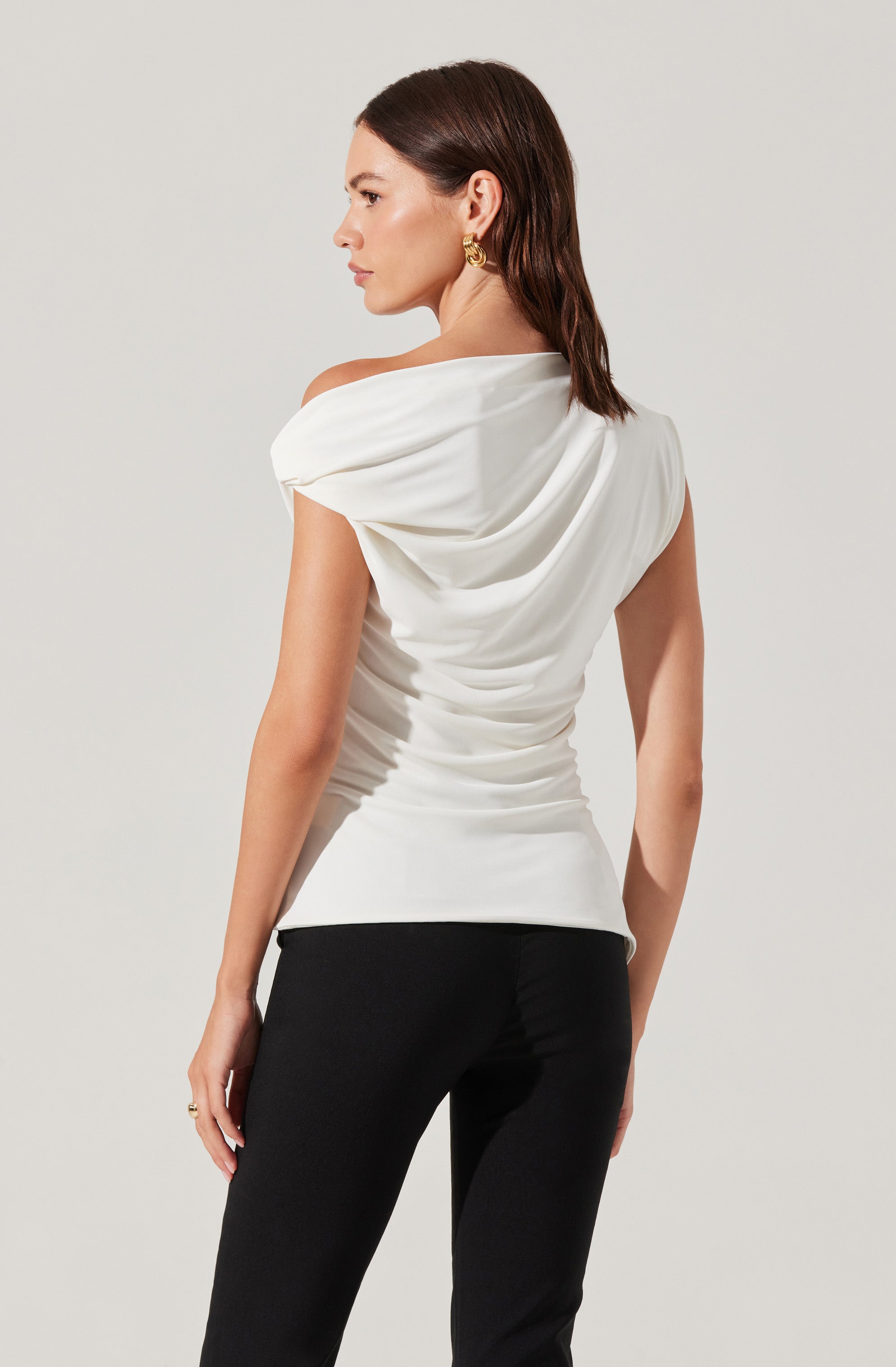 Aphra Twisted Off Shoulder Top