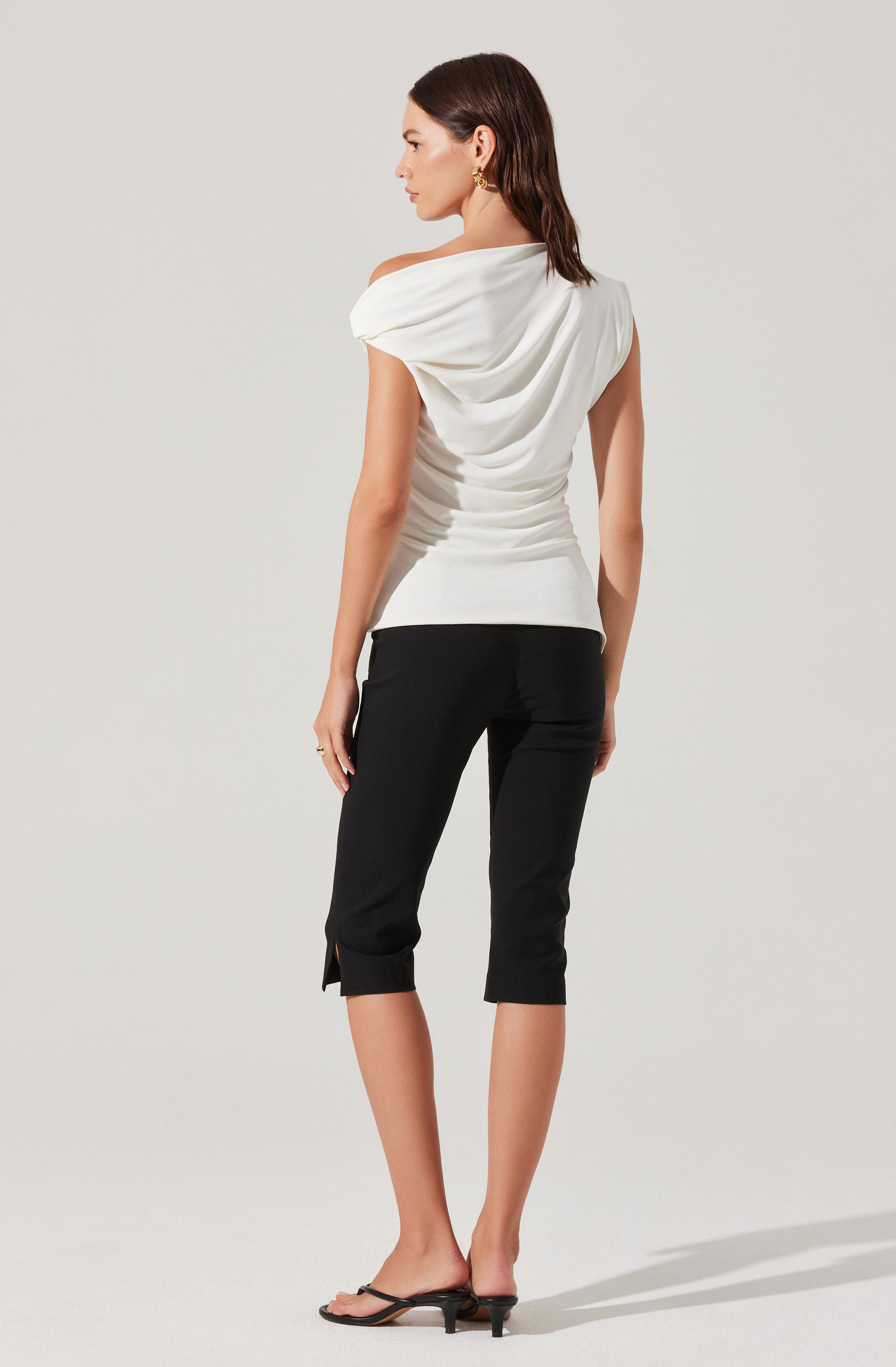 Aphra Twisted Off Shoulder Top