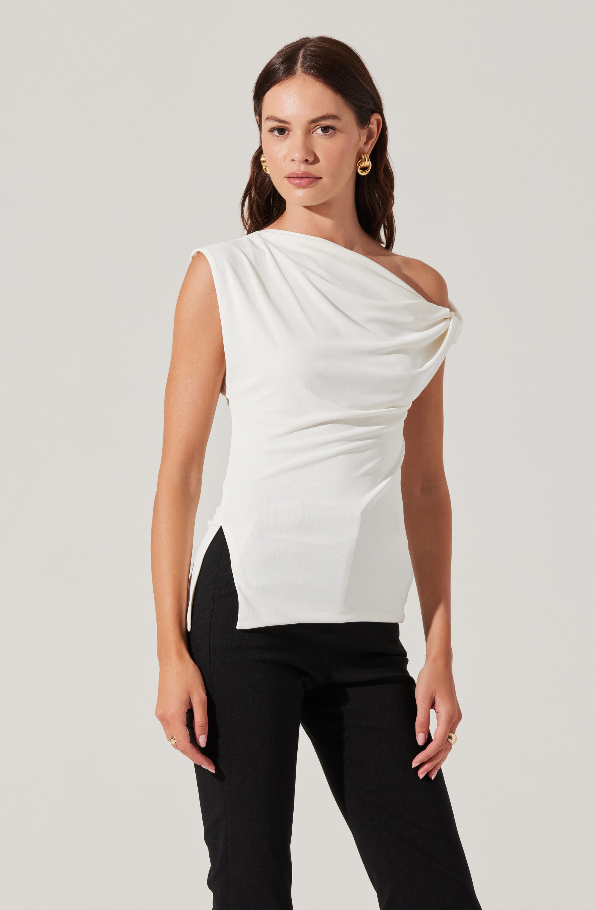 Aphra Twisted Off Shoulder Top