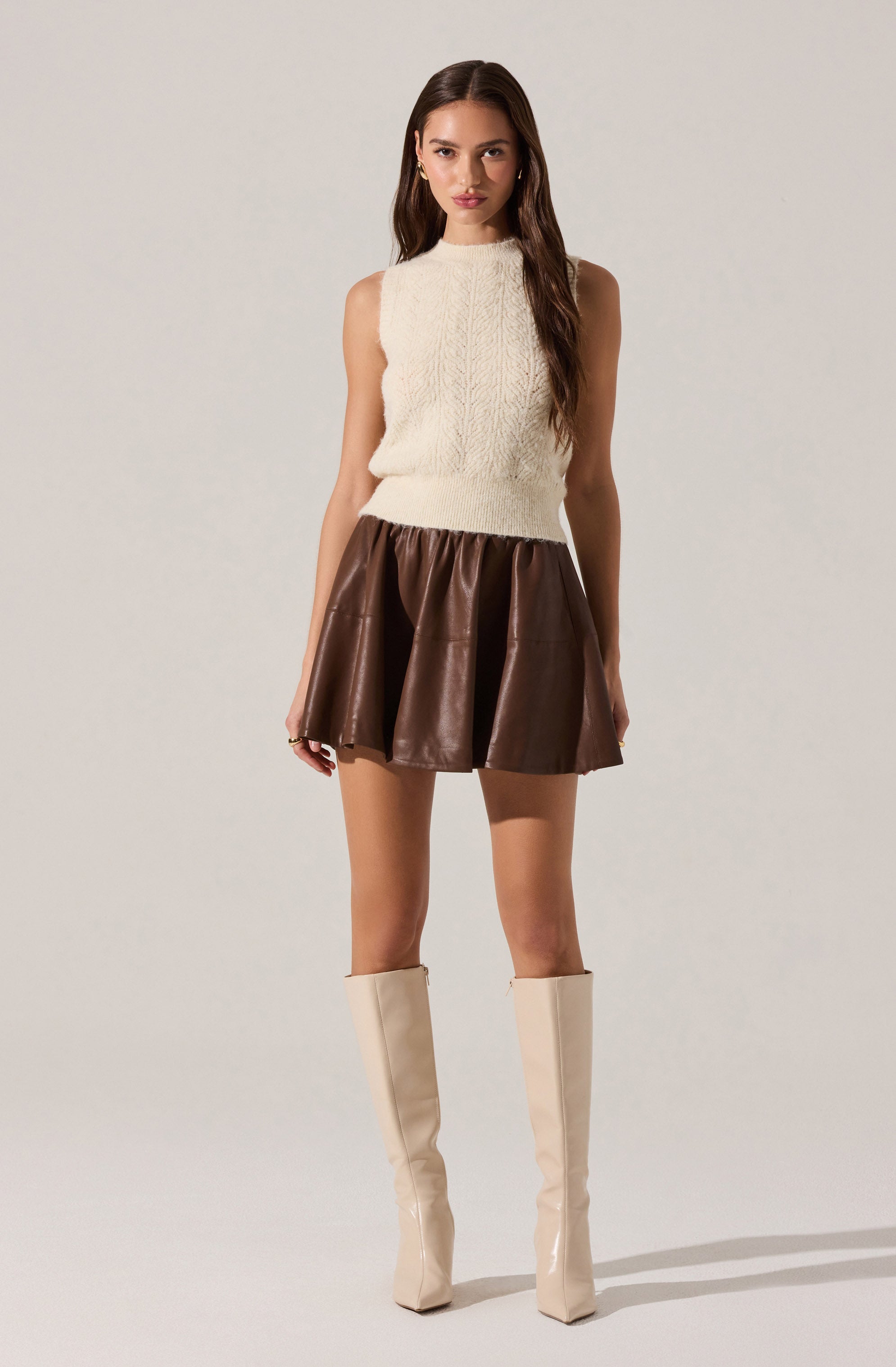 Pernille Cable Knit Sweater Tank