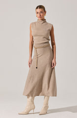 Deora Sleeveless Mock Neck Sweater