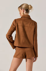 Jude Faux Suede Jacket