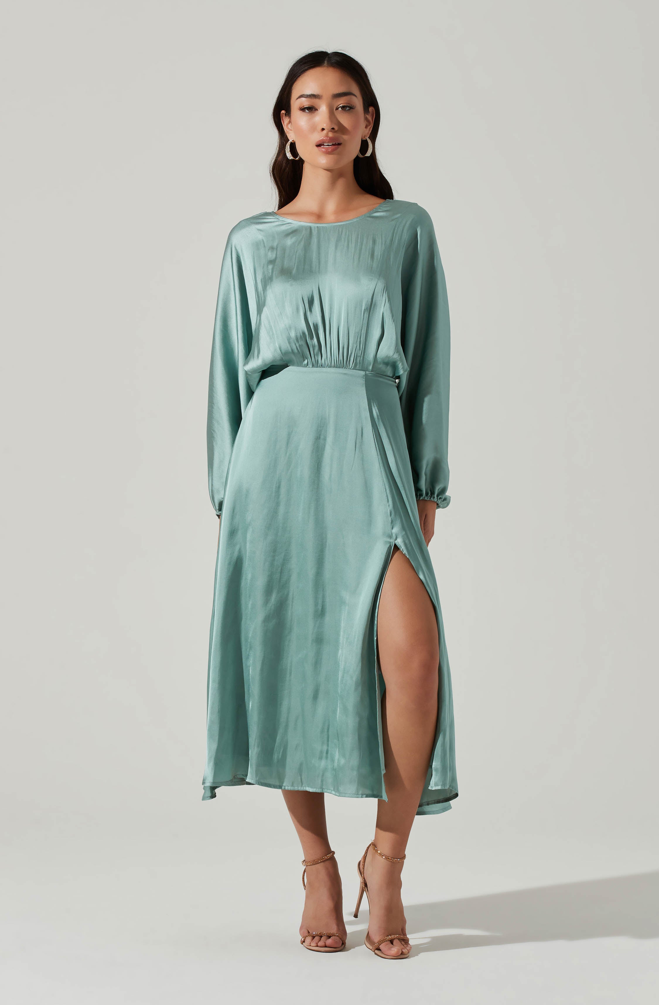 Marin Dolman Sleeve Midi Dress