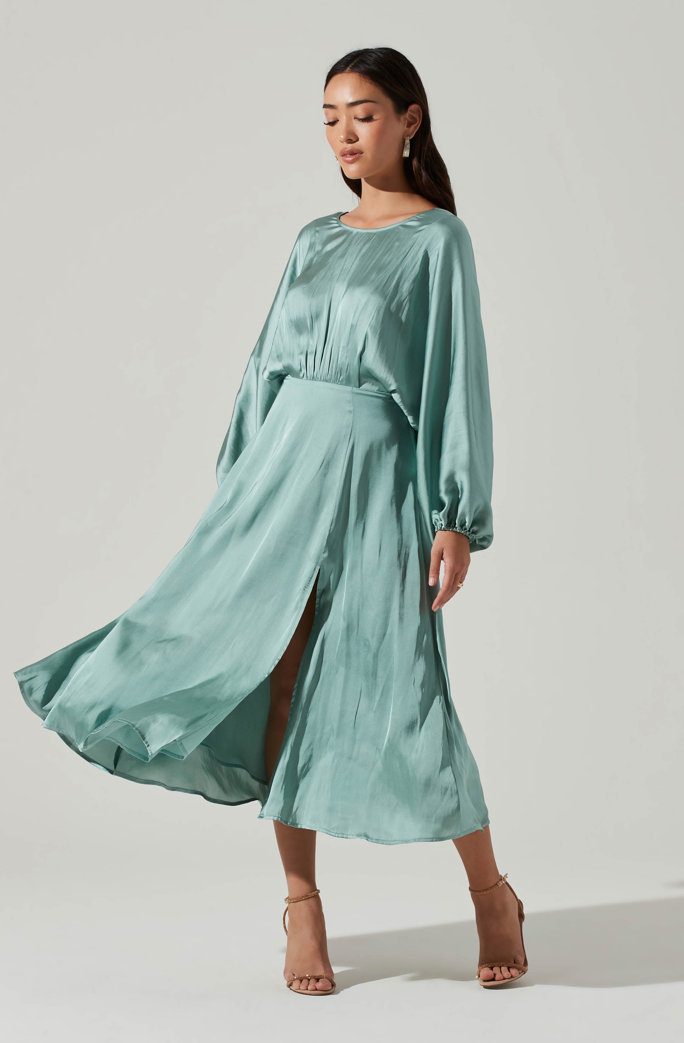 Marin Dolman Sleeve Midi Dress