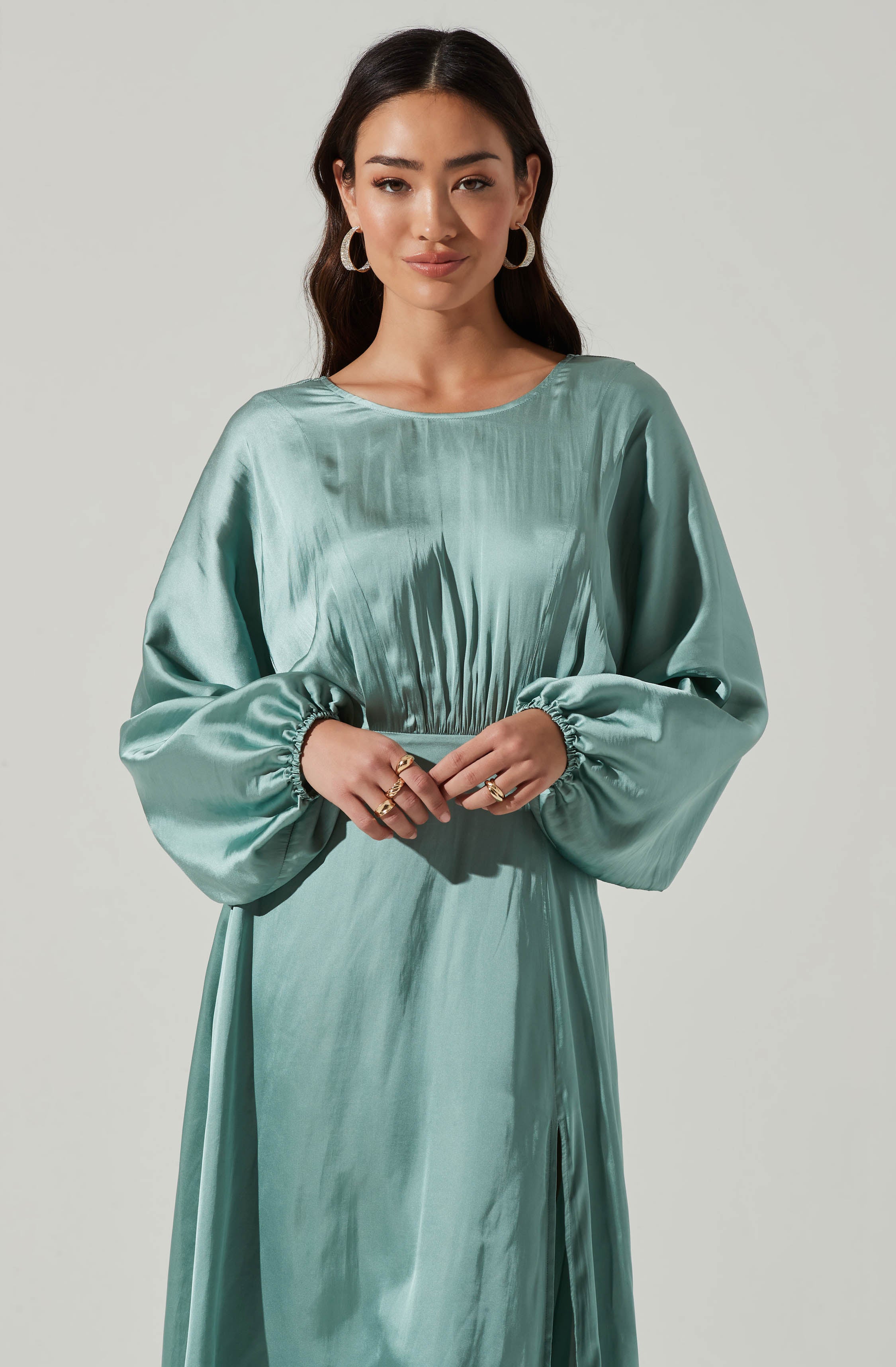 Marin Dolman Sleeve Midi Dress