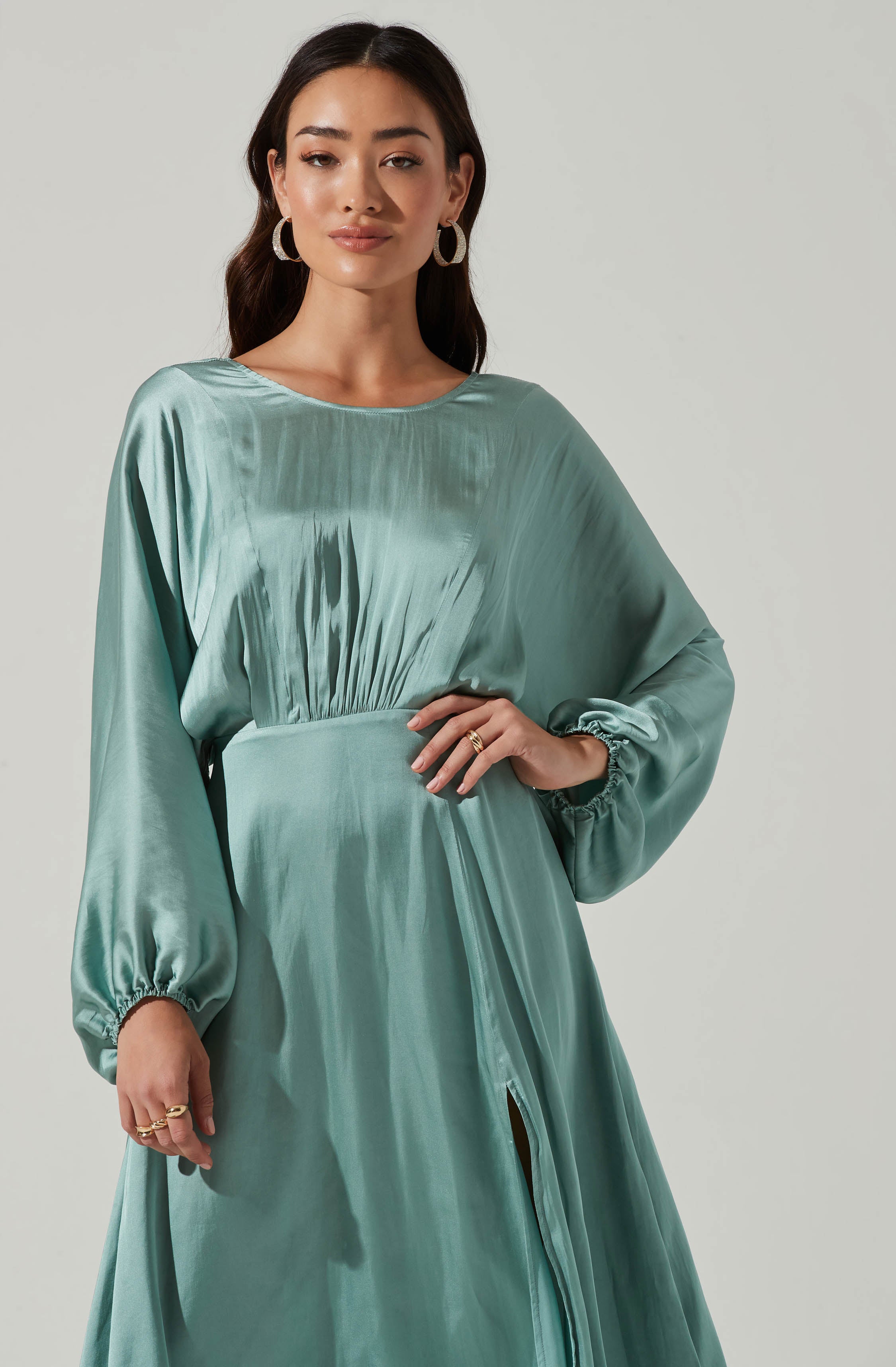 Marin Dolman Sleeve Midi Dress